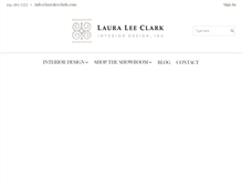 Tablet Screenshot of lauraleeclark.com